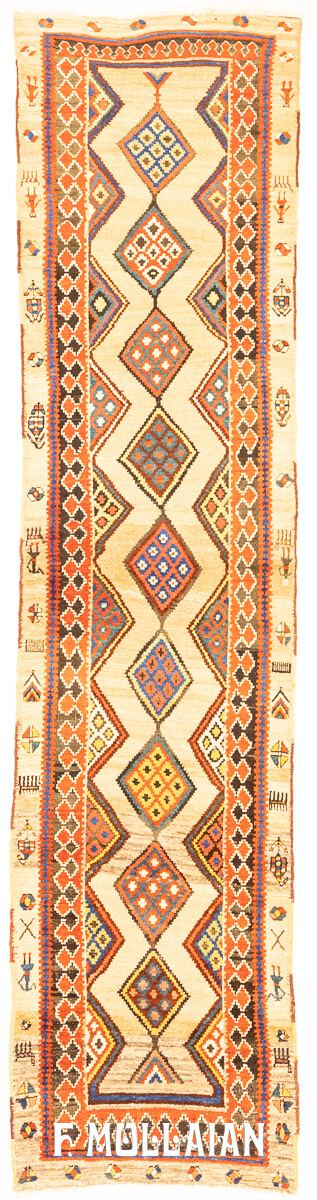 Bakshaish Rug Camel Hair Color Runner n°:682080